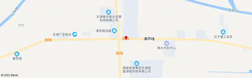 天津杨北公路(津大线)_公交站地图_天津公交_妙搜公交查询2025
