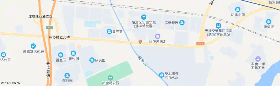 天津菁华津城_公交站地图_天津公交_妙搜公交查询2025