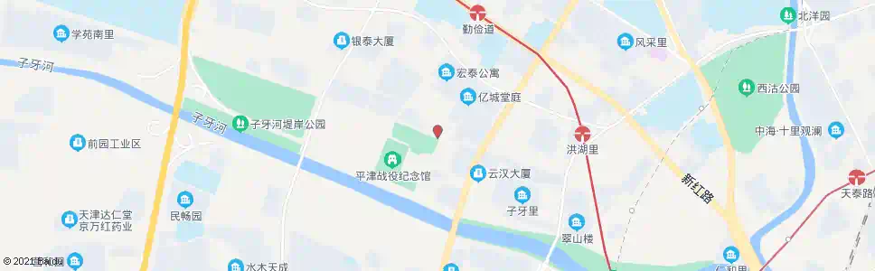 天津纪念馆路_公交站地图_天津公交_妙搜公交查询2025