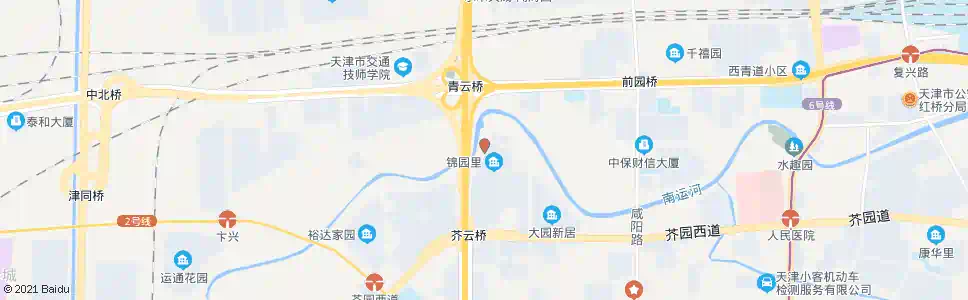 天津锦园里_公交站地图_天津公交_妙搜公交查询2025