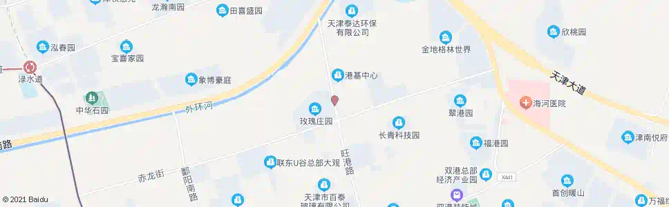 天津玫瑰庄园_公交站地图_天津公交_妙搜公交查询2025