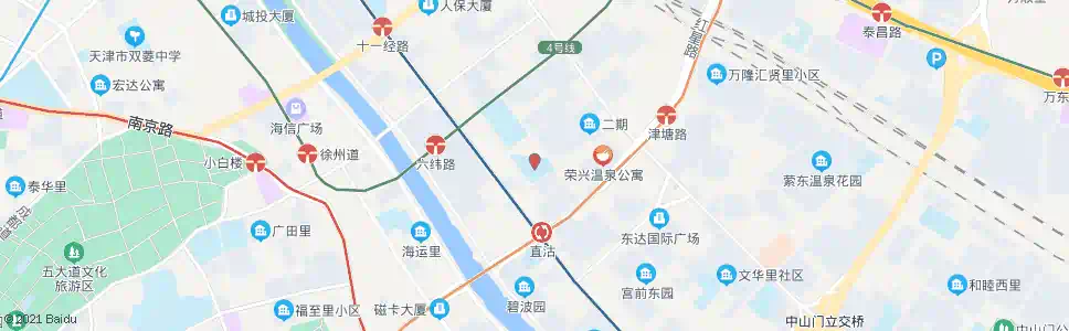天津五十四中学_公交站地图_天津公交_妙搜公交查询2025