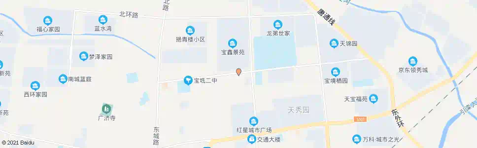 天津宝鑫南门_公交站地图_天津公交_妙搜公交查询2025