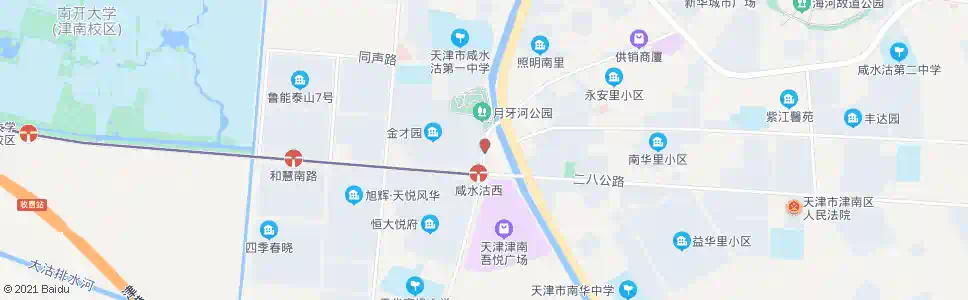 天津金才园_公交站地图_天津公交_妙搜公交查询2025