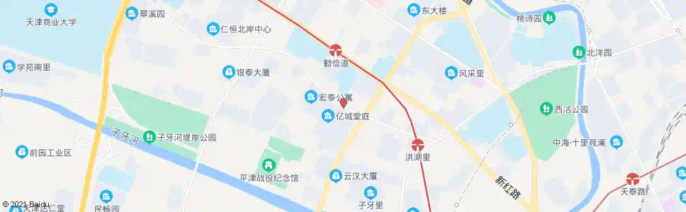 天津通富里_公交站地图_天津公交_妙搜公交查询2025