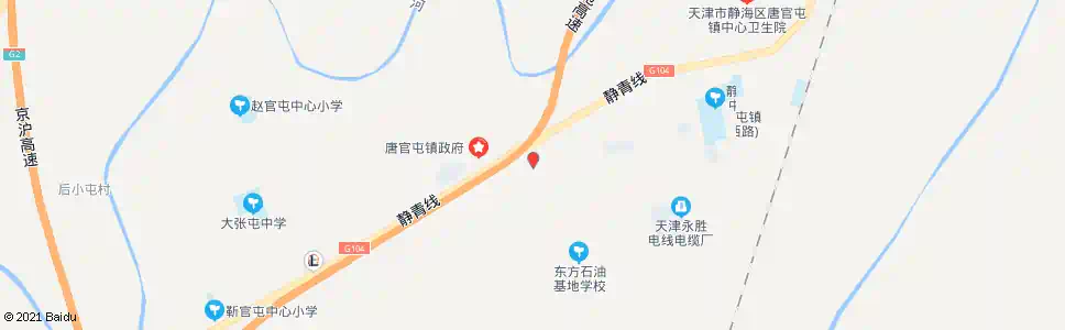 天津中油集团北方公司唐官屯基地_公交站地图_天津公交_妙搜公交查询2025