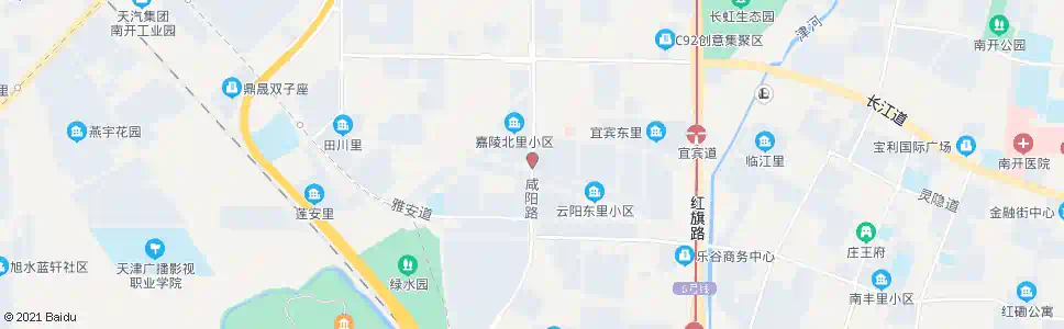天津嘉陵南里公交站_公交站地图_天津公交_妙搜公交查询2025