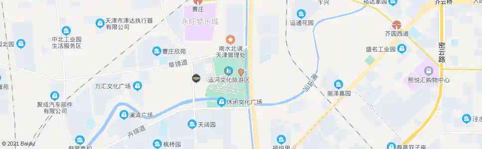 天津曹庄花卉市场_公交站地图_天津公交_妙搜公交查询2025