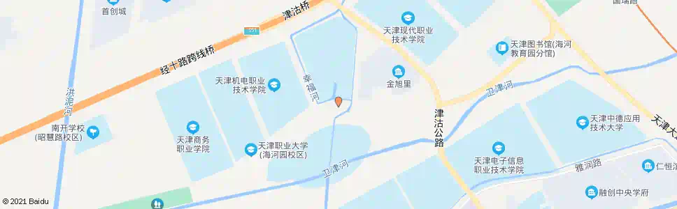 天津机电工业学院_公交站地图_天津公交_妙搜公交查询2025