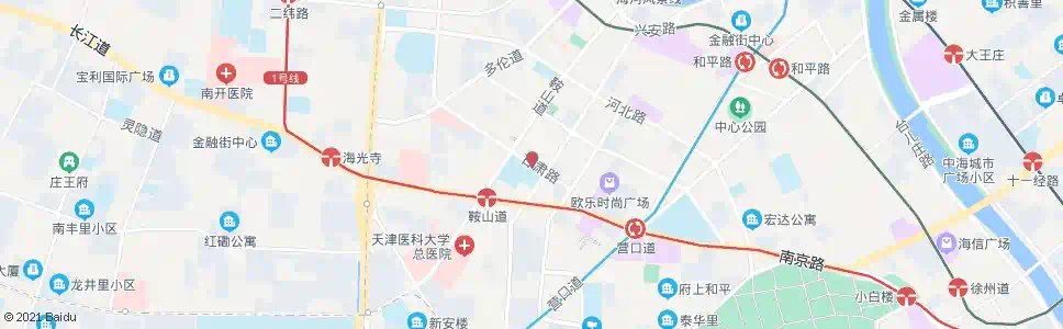 天津甘肃路_公交站地图_天津公交_妙搜公交查询2025