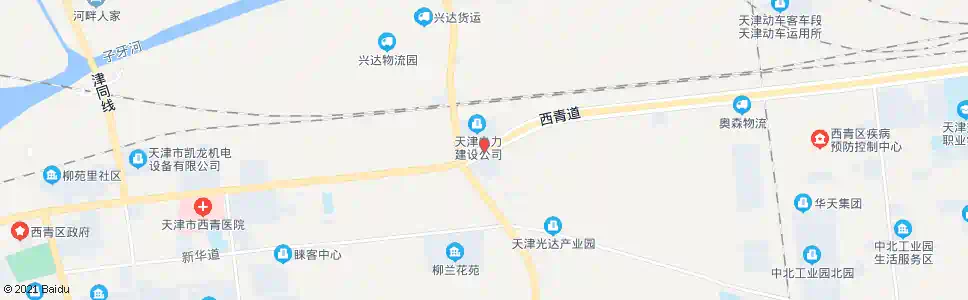 天津京福公路_公交站地图_天津公交_妙搜公交查询2025