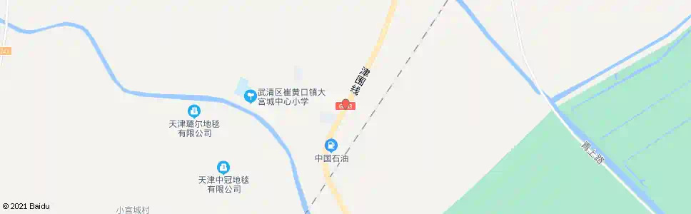 天津大宫城东村_公交站地图_天津公交_妙搜公交查询2025
