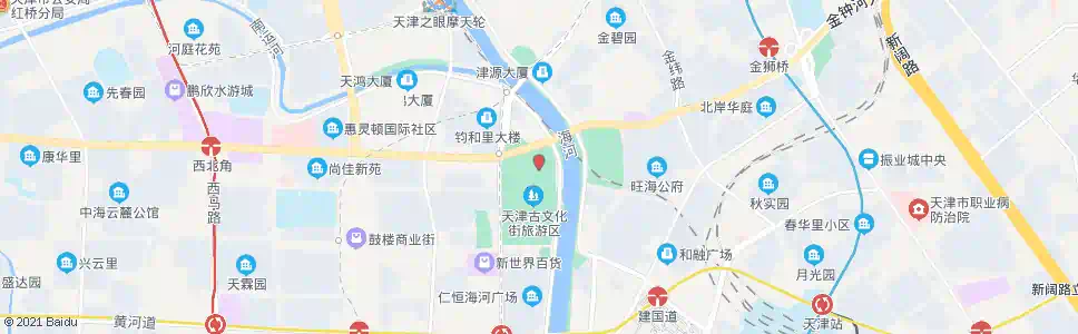 天津古文化街玉皇阁_公交站地图_天津公交_妙搜公交查询2025