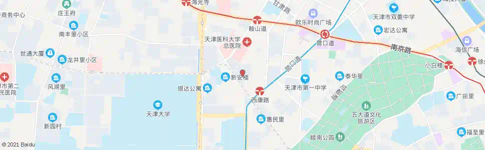 天津绵阳道_公交站地图_天津公交_妙搜公交查询2025