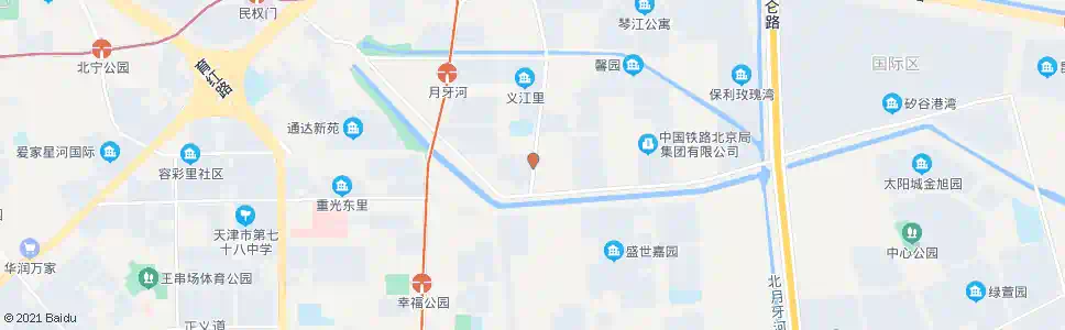天津开江南里_公交站地图_天津公交_妙搜公交查询2025