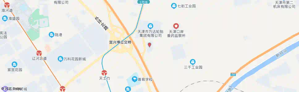 天津万达家园_公交站地图_天津公交_妙搜公交查询2025