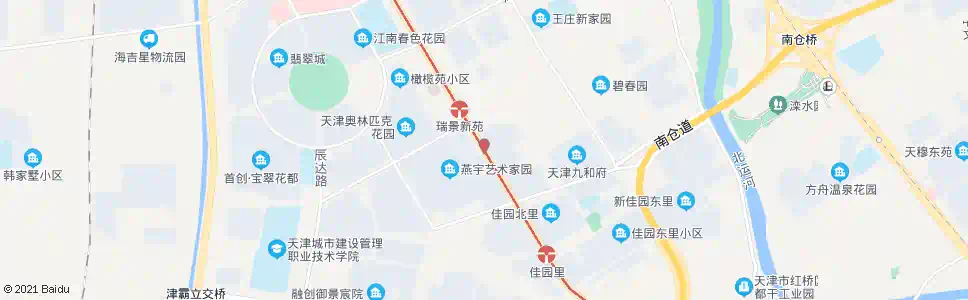 天津佳宁里_公交站地图_天津公交_妙搜公交查询2025