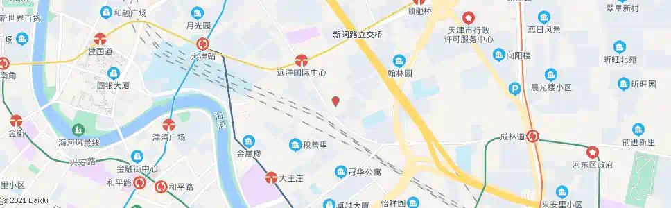 天津育才区_公交站地图_天津公交_妙搜公交查询2025