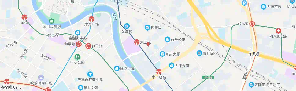 天津七纬路八经路_公交站地图_天津公交_妙搜公交查询2025