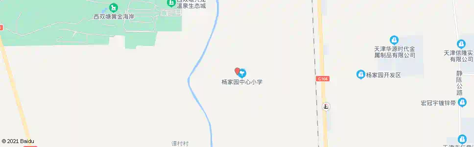 天津杨家园(杨家园村路)_公交站地图_天津公交_妙搜公交查询2025