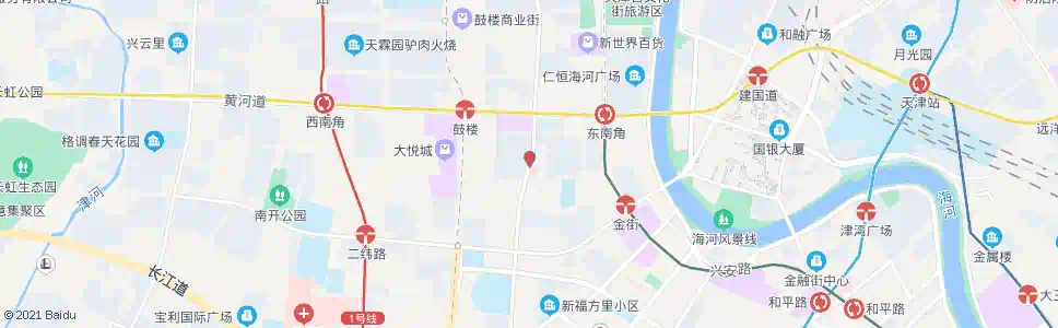 天津食品街_公交站地图_天津公交_妙搜公交查询2025