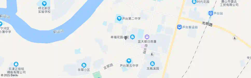 天津果园市场_公交站地图_天津公交_妙搜公交查询2025