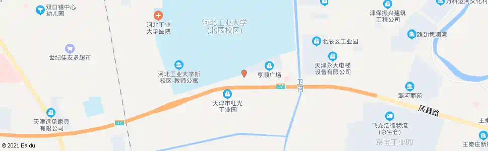 天津河北工业大学分院东区_公交站地图_天津公交_妙搜公交查询2025