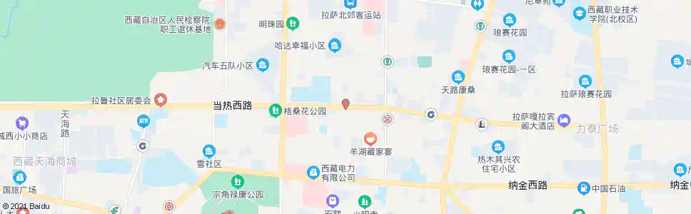 拉萨电业小区站_公交站地图_拉萨公交_妙搜公交查询2025