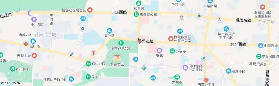 拉萨阜康医院站_公交站地图_拉萨公交_妙搜公交查询2025