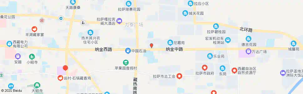 拉萨尼吉花园c区站_公交站地图_拉萨公交_妙搜公交查询2025