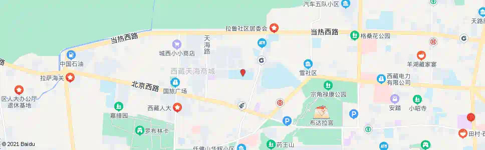 拉萨三中站_公交站地图_拉萨公交_妙搜公交查询2025