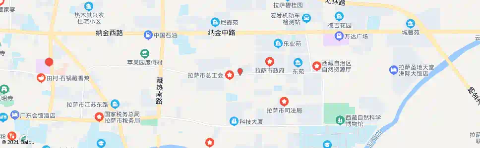 拉萨市工商局站_公交站地图_拉萨公交_妙搜公交查询2025