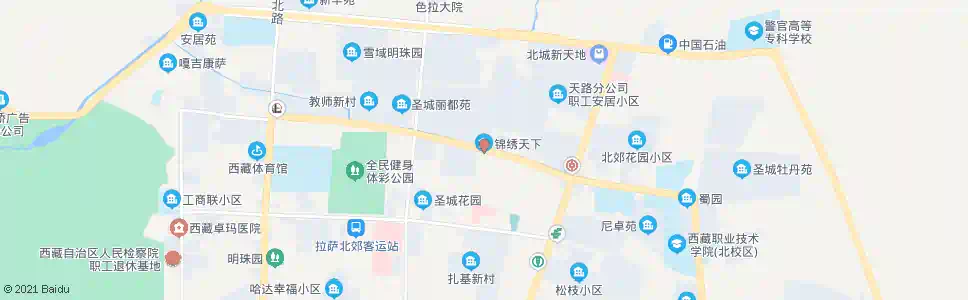 拉萨司法小区站_公交站地图_拉萨公交_妙搜公交查询2025