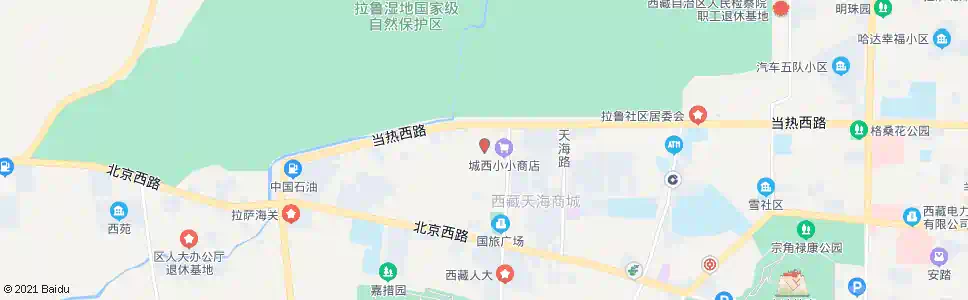 拉萨八一小区_公交站地图_拉萨公交_妙搜公交查询2025