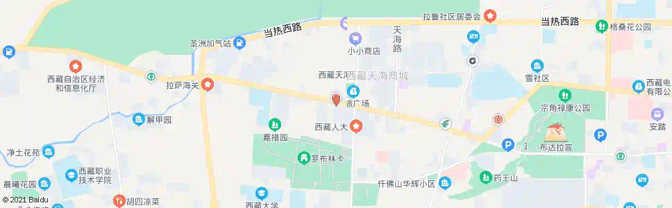 拉萨拉萨饭店北门站_公交站地图_拉萨公交_妙搜公交查询2025