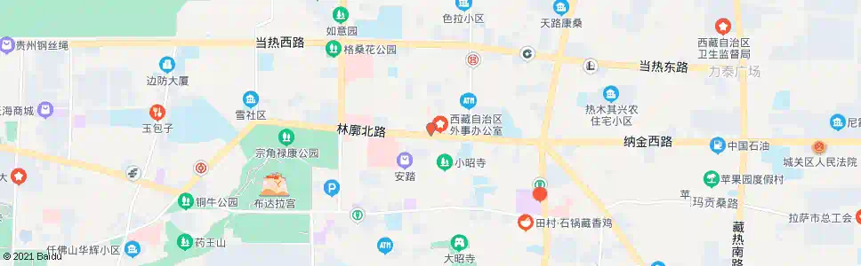 拉萨团结新村南门站_公交站地图_拉萨公交_妙搜公交查询2025