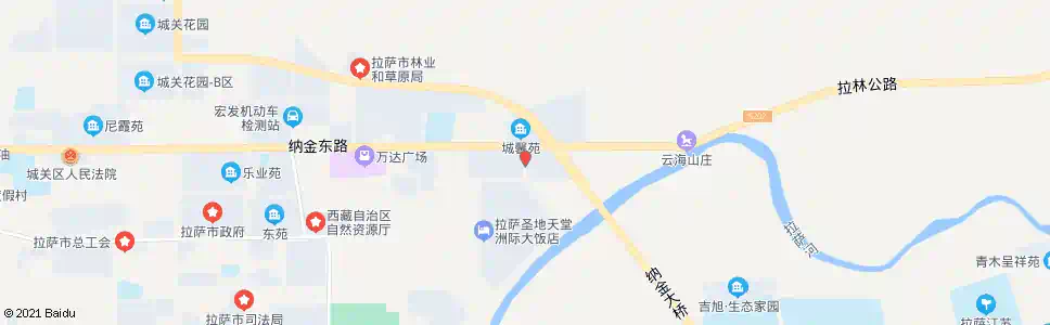 拉萨俄杰塘站_公交站地图_拉萨公交_妙搜公交查询2025
