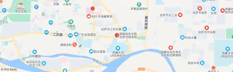 拉萨老藏大_公交站地图_拉萨公交_妙搜公交查询2025