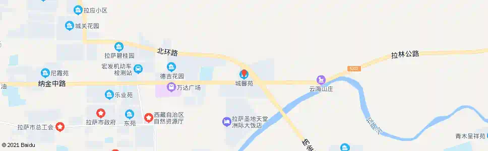 拉萨城馨苑站_公交站地图_拉萨公交_妙搜公交查询2025