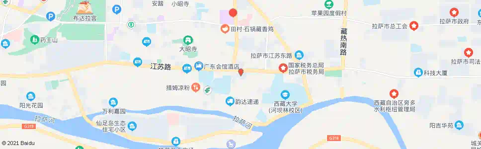 拉萨瑞吉酒店_公交站地图_拉萨公交_妙搜公交查询2025