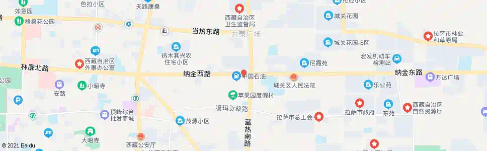 拉萨区粮食车队站_公交站地图_拉萨公交_妙搜公交查询2025