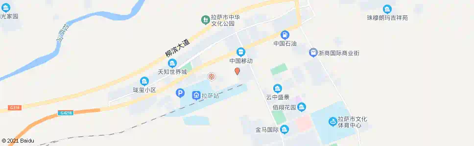 拉萨水利小区站_公交站地图_拉萨公交_妙搜公交查询2025