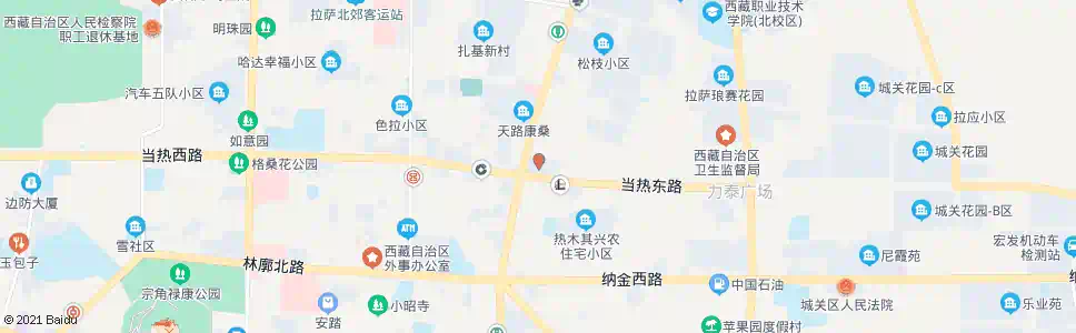 拉萨天路西门站_公交站地图_拉萨公交_妙搜公交查询2025