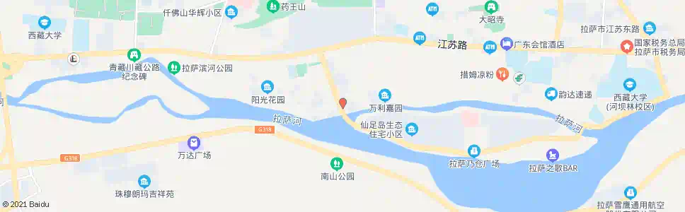 拉萨阳岛站_公交站地图_拉萨公交_妙搜公交查询2025