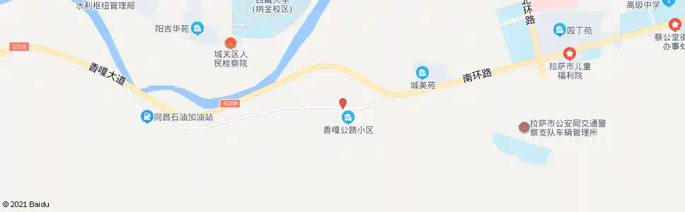 拉萨亚吉林卡站_公交站地图_拉萨公交_妙搜公交查询2025