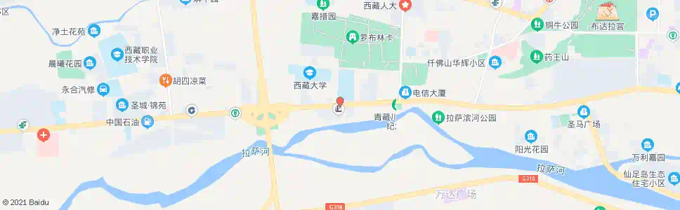 拉萨财校_公交站地图_拉萨公交_妙搜公交查询2025