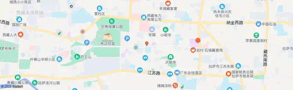 拉萨国际城站_公交站地图_拉萨公交_妙搜公交查询2025