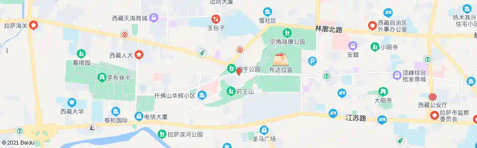 拉萨药王山农贸市场站_公交站地图_拉萨公交_妙搜公交查询2025