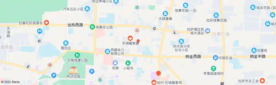 拉萨牛奶公司站_公交站地图_拉萨公交_妙搜公交查询2025