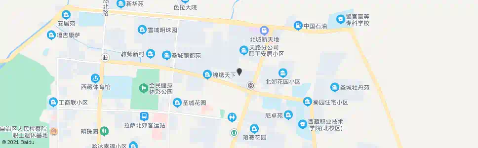拉萨第七安居园站_公交站地图_拉萨公交_妙搜公交查询2025